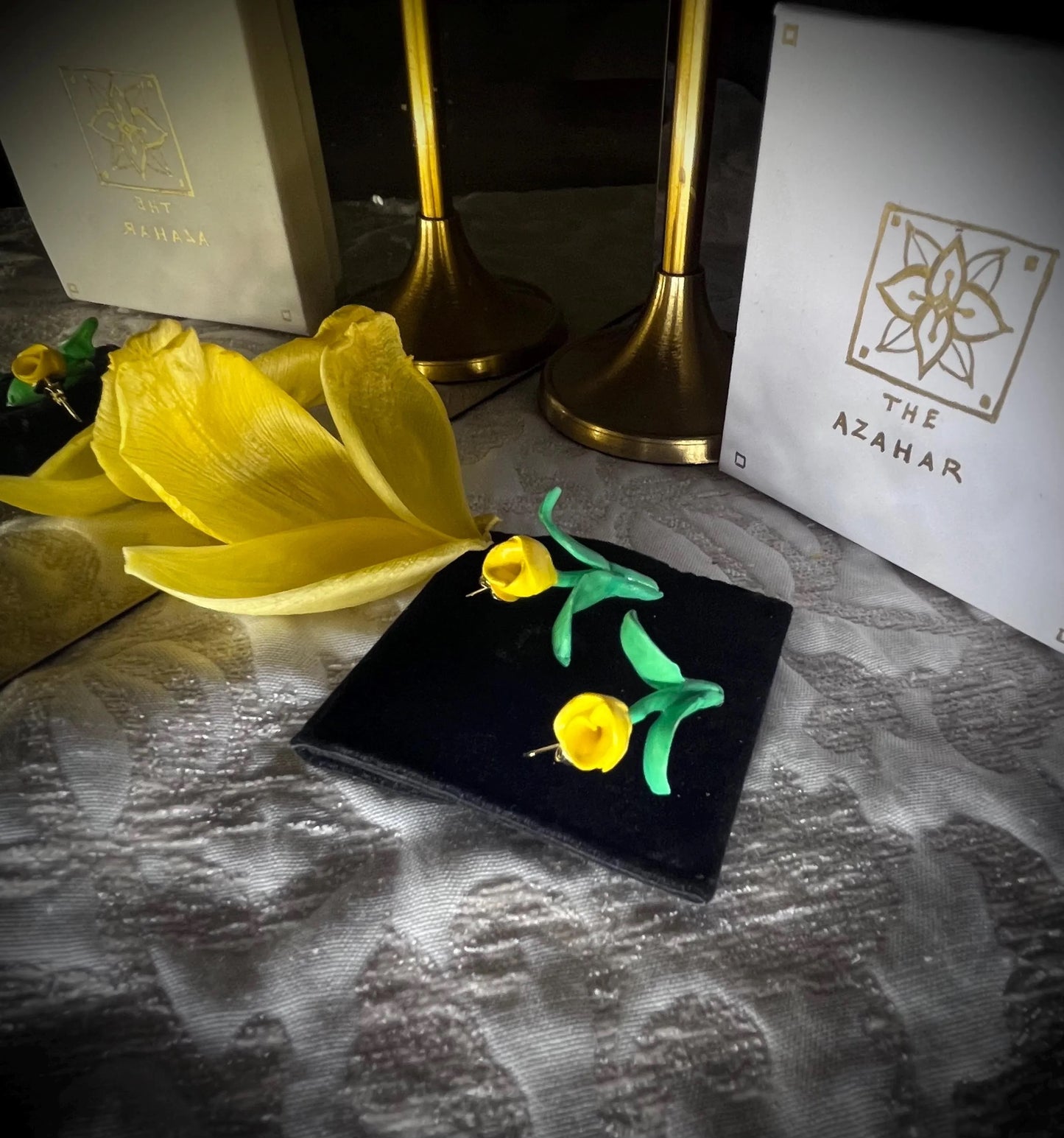 Azahar Tulip Stud Earrings