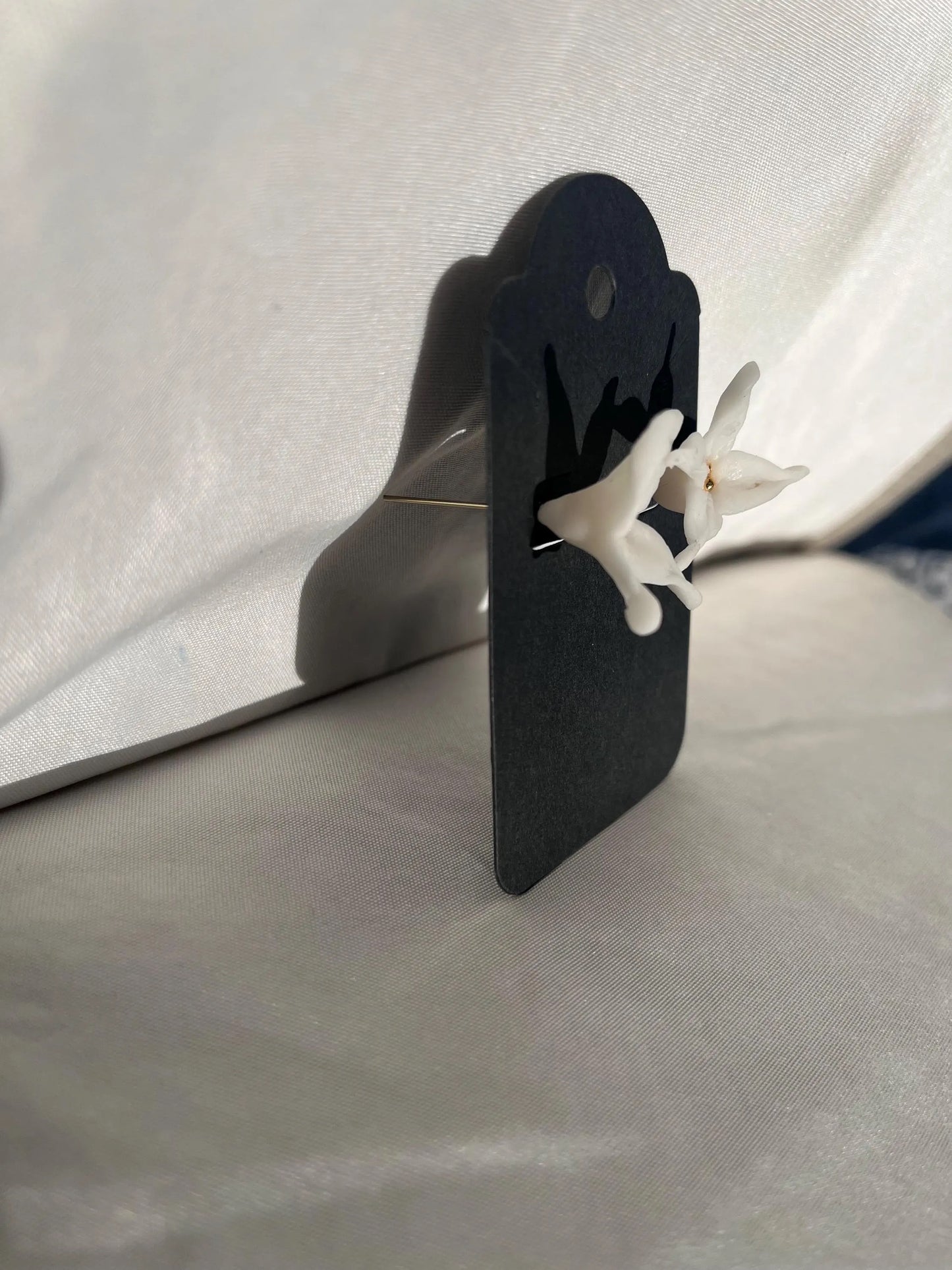 Delicate Flower Earrings, Feminine Gold-Plated Wedding Jewelry