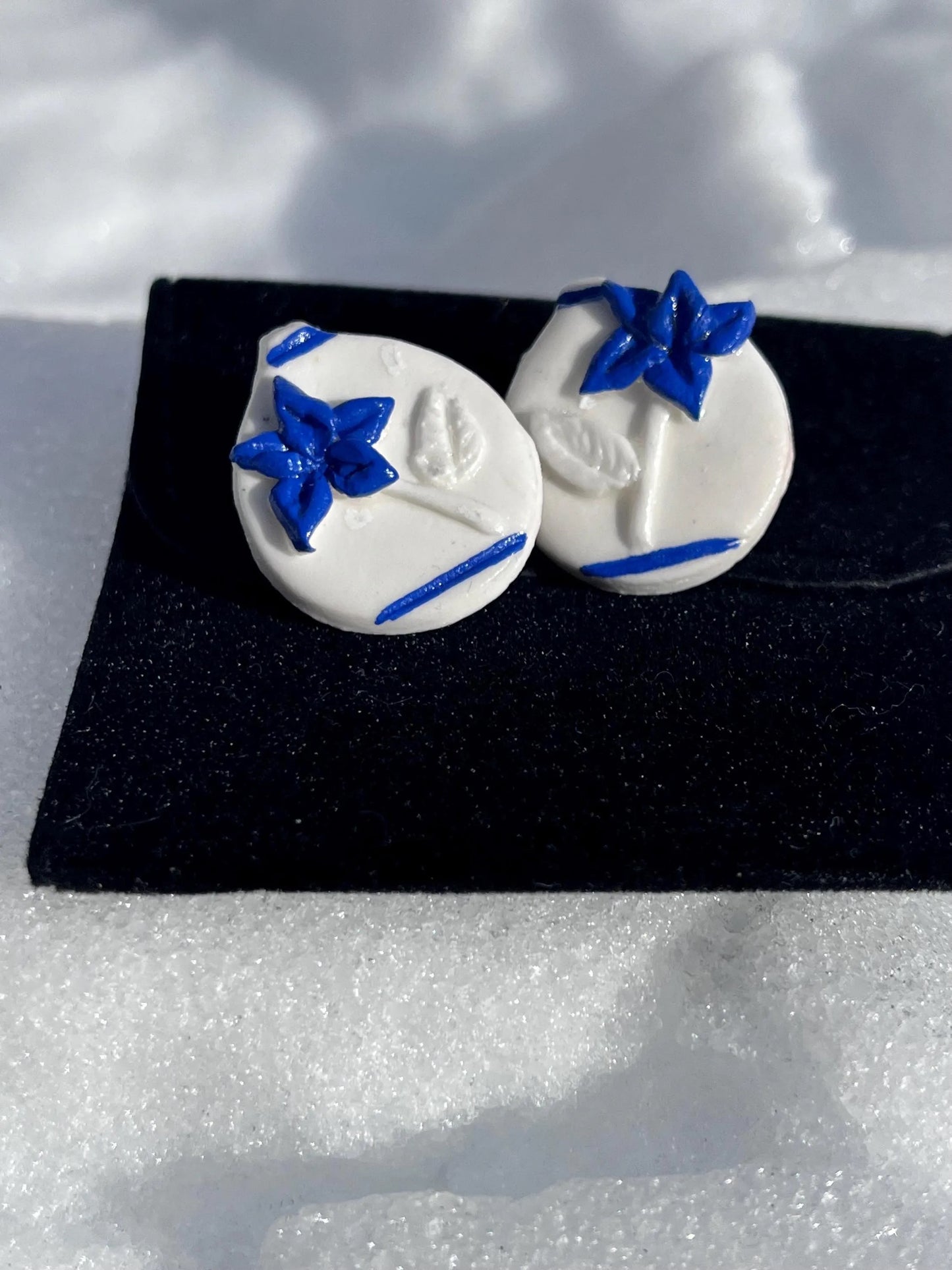 Spanish Tile Inspired Earrings · One of a Kind Handmade Earrings · Azahar Collection · Exclusive Artisan Jewelry